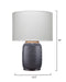 Jamie Young Company - Graham Table Lamp Dark Blue - BL217-TL11NY - GreatFurnitureDeal