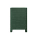 Worlds Away - Blair One Drawer Side Table in Green Dyed Grasscloth - BLAIR GR - GreatFurnitureDeal