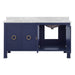 Worlds Away - Blanche Bath Vanity Sink in Textured Navy - BLANCHE 60 NVY - GreatFurnitureDeal