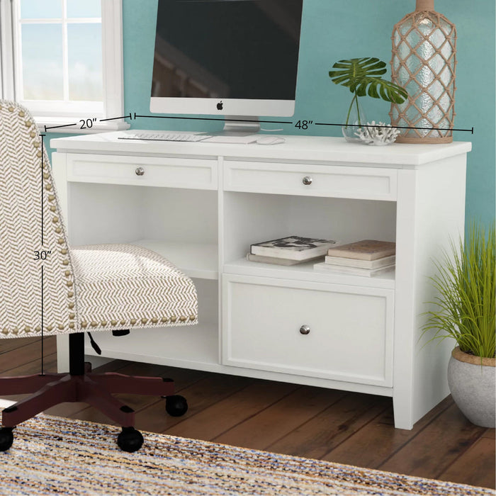 Parker House - Boca 48 in. Credenza in Cottage White - BOC#347C - GreatFurnitureDeal