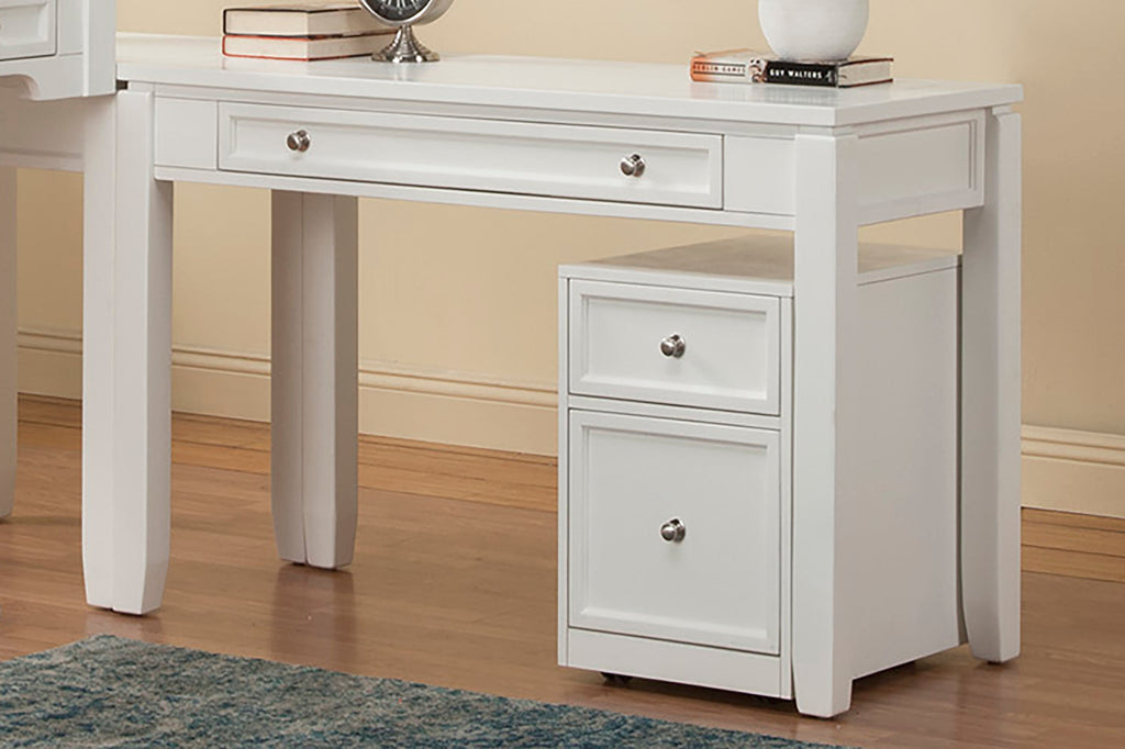 Parker House - Boca 48 in. Writing Desk in Cottage White - BOC#347D - GreatFurnitureDeal