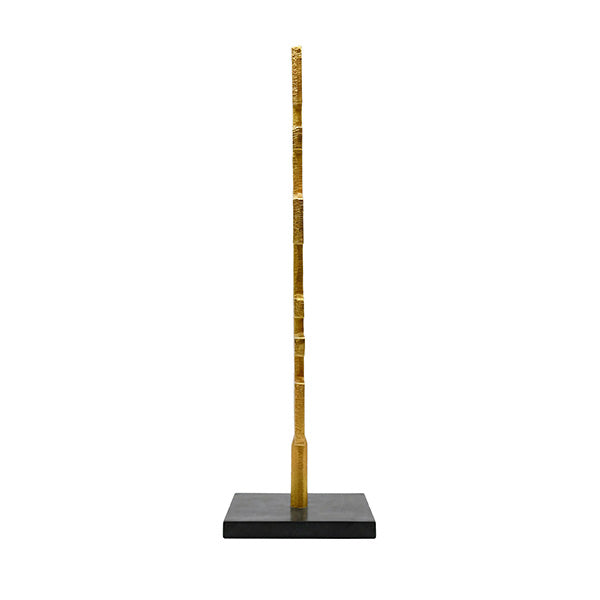 Worlds Away - Brutalist Metal Scuplture With Black Marble Base - BRAX - GreatFurnitureDeal