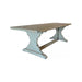 GJ Styles - Dining Table In Distressed Light Blue - BT03 - GreatFurnitureDeal