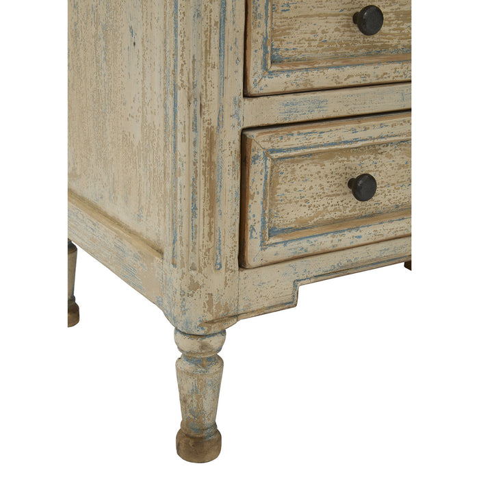 GJ Styles - Chest In Distressed Light Blue - BT11 - GreatFurnitureDeal