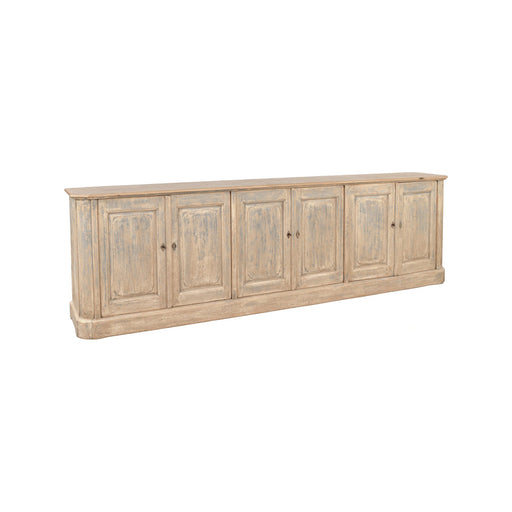 GJ Styles - Six Door Sideboard In Distressed Blue - BT21 - GreatFurnitureDeal