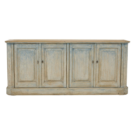 GJ Styles - Sideboard W/ 4 Doors In Distressed Blue - BT24 - GreatFurnitureDeal