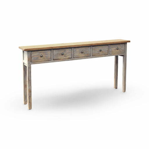 GJ Styles - Narrow Five Drawer Console Table - BT26 - GreatFurnitureDeal
