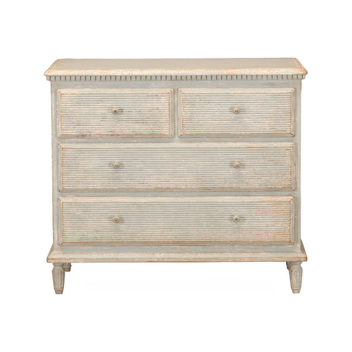 GJ Styles - Two Over Two Chest In Distressed Blue - BT67 - GreatFurnitureDeal