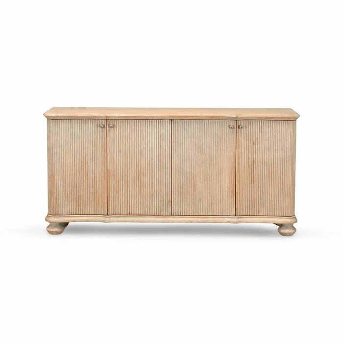 GJ Styles - Sideboard W Ball Feet Distressed Blue - BT69 - GreatFurnitureDeal