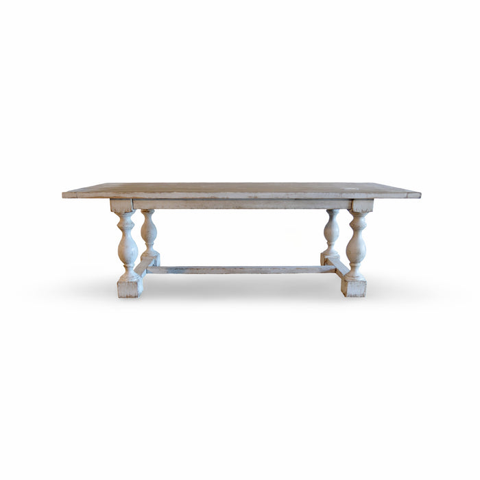 GJ Styles - Dining Table In Distressed Antique White - BT71 - GreatFurnitureDeal