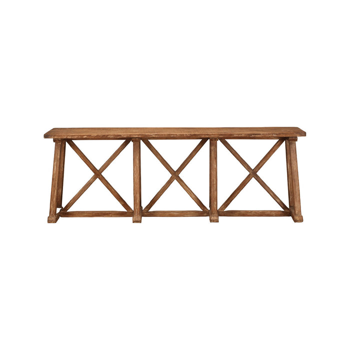 GJ Styles - Narrow Console Table W/Distressed Cream - BT75 - GreatFurnitureDeal