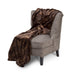AICO Furniture - Bailey"56X72 Throw"Dark Brown - BTHO-5672-BALEY-BRN - GreatFurnitureDeal