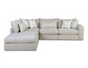 Southern Home Furnishings - Charlotte Sectional in Green/Grey - 7004-03 19KP 15 19KP 11R Charlotte - GreatFurnitureDeal