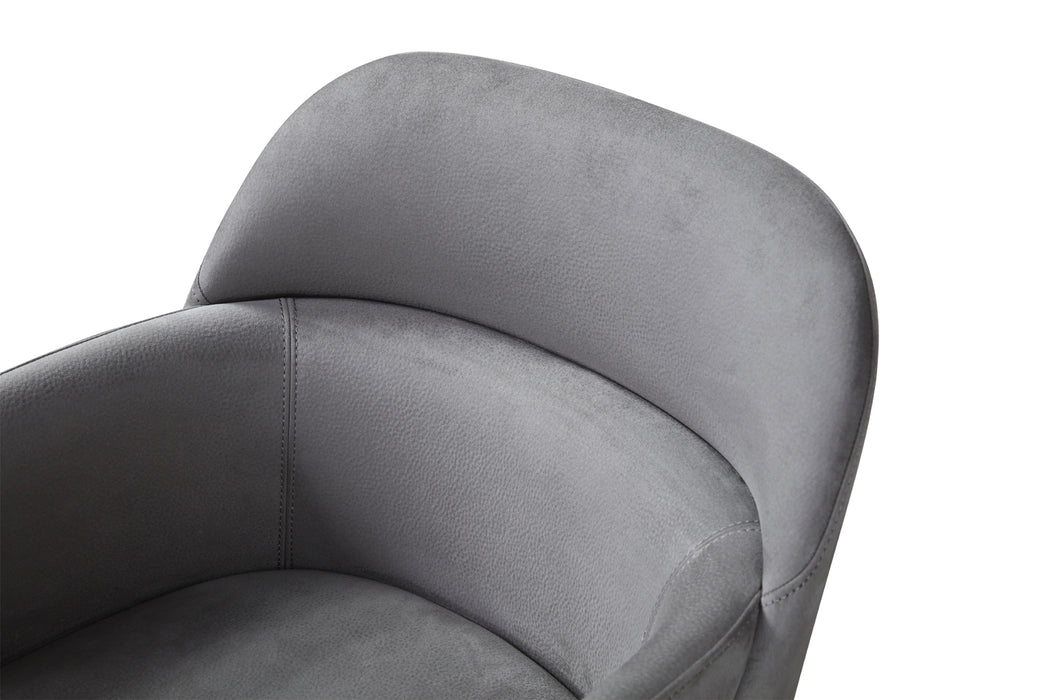 J&M Furniture - Baxter Arm Chair in Grey -Set of 2- 17442-GR - GreatFurnitureDeal