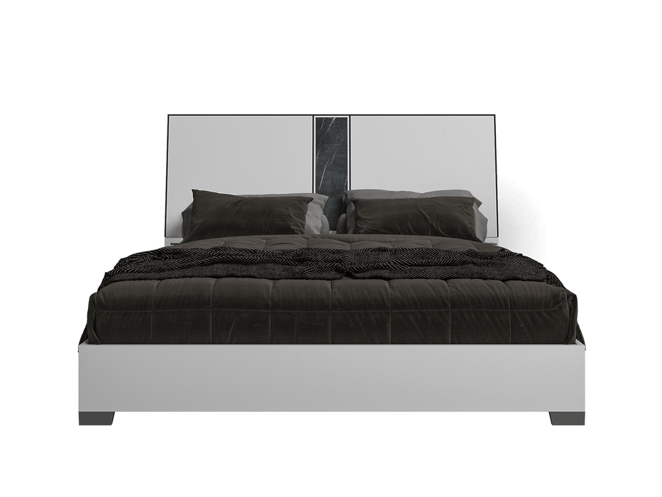 ESF Furniture - Bianca Marble Queen Size Bed - BIANCA-QUEEN