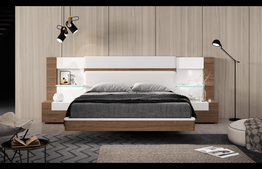 ESF Furniture - Mar Queen Size w/Storage Bed - MAR-QUEENSTORAGE - GreatFurnitureDeal