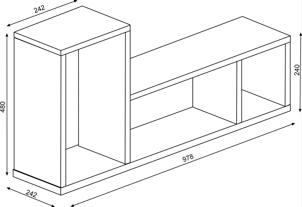 ESF Furniture - Jazz 4 Piece Kids Bedroom Set in Oak Blue - JAZZ-BED-4SET - GreatFurnitureDeal