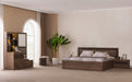 ESF Furniture - Lindo 4 Piece King Size Storage Bedroom Set w/led in Brown Tones - LINDOKS-4SET - GreatFurnitureDeal