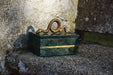 Worlds Away - Green Marble Box With Brushed Brass Detail And Brass Snake Handle - BOA - GreatFurnitureDeal