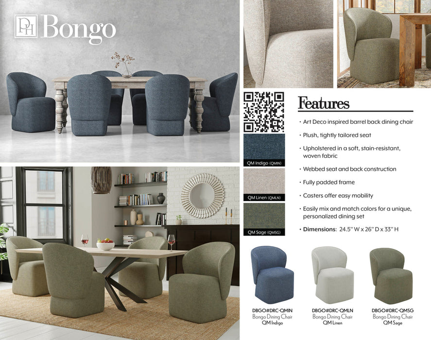 Parker Living - Bongo Dining Chair in Sage (Set of 2) - DBGO#DRC-QMSG - GreatFurnitureDeal