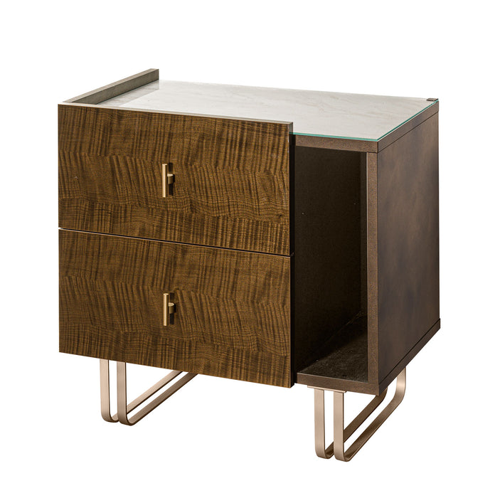 ESF Furniture - Fiamma Left Nightstand - FIAMMA-NIGHTSTAND