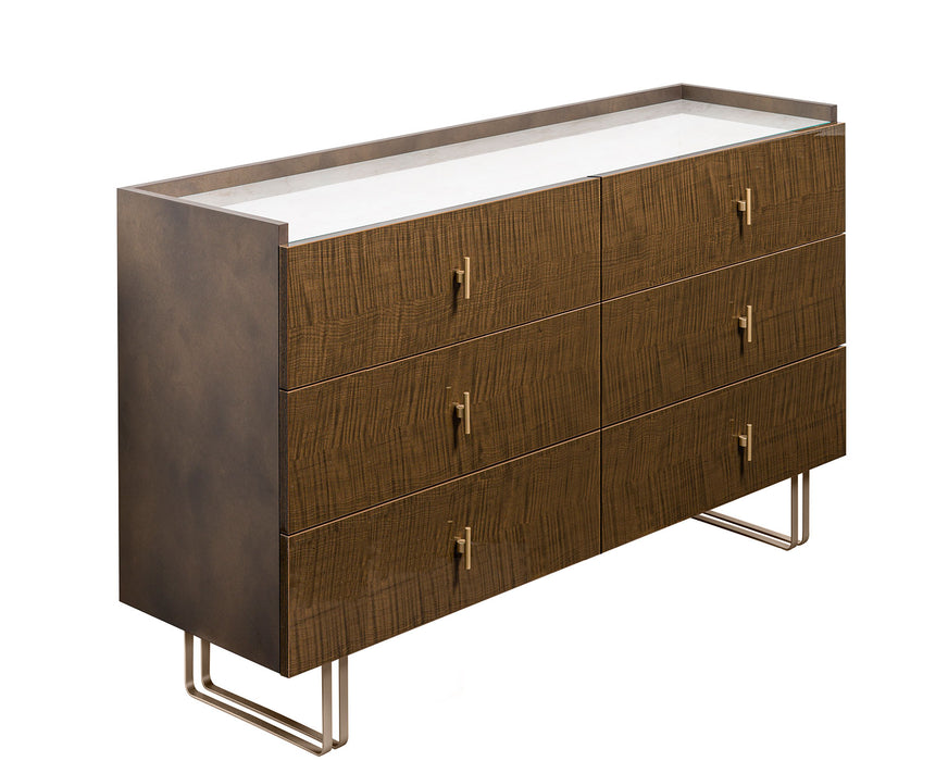 ESF Furniture - Fiamma Double Dresser - FIAMMA-DRESSER