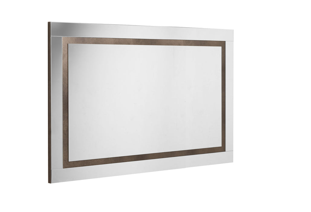 ESF Furniture - Fiamma Double Dresser with Medium Mirror - FIAMMA-DRESSERMIRROR
