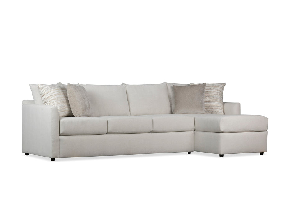 ESF Furniture - Georgia Sectional in Beige - GEORGIA-SECTIONAL