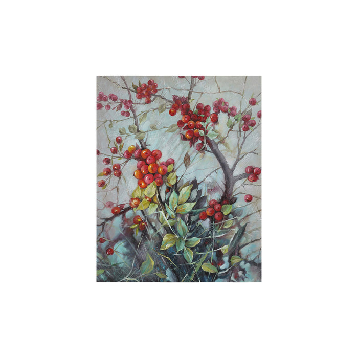 Bramble - Berry Blossom on Canvas 30 x 30 w/o Frame - BR-C1023-28153------ - GreatFurnitureDeal