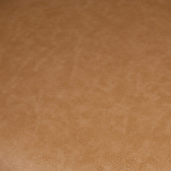 Worlds Away - Eloise Round Back Dining Chair With Matte White Lacquer Legs Upholstered In Camel Faux Leather - ELOISE CML