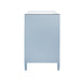 Worlds Away - Carnegie Seven Drawer Chest in Textured Light Blue Linen - CARNEGIE LB - GreatFurnitureDeal