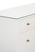 Worlds Away - Carnegie Seven Drawer Chest in Textured White Linen - CARNEGIE WH - GreatFurnitureDeal