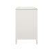 Worlds Away - Carnegie Seven Drawer Chest in Textured White Linen - CARNEGIE WH - GreatFurnitureDeal