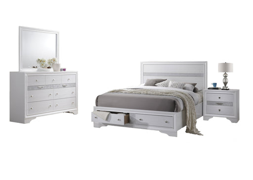 Mariano Furniture - Catherine 4 Piece Full Size Bedroom Set - BQ-CATH-F4 - GreatFurnitureDeal