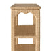 Worlds Away - Ming Style Etagere In Woven Rattan - CAVALIER - GreatFurnitureDeal