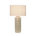 Worlds Away - Cece Scalloped Ceramic Table Lamp in Beige Glaze - CECE BG - GreatFurnitureDeal