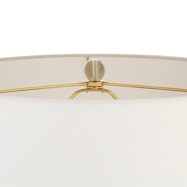 Worlds Away - Cece Scalloped Ceramic Table Lamp in Beige Glaze - CECE BG - GreatFurnitureDeal