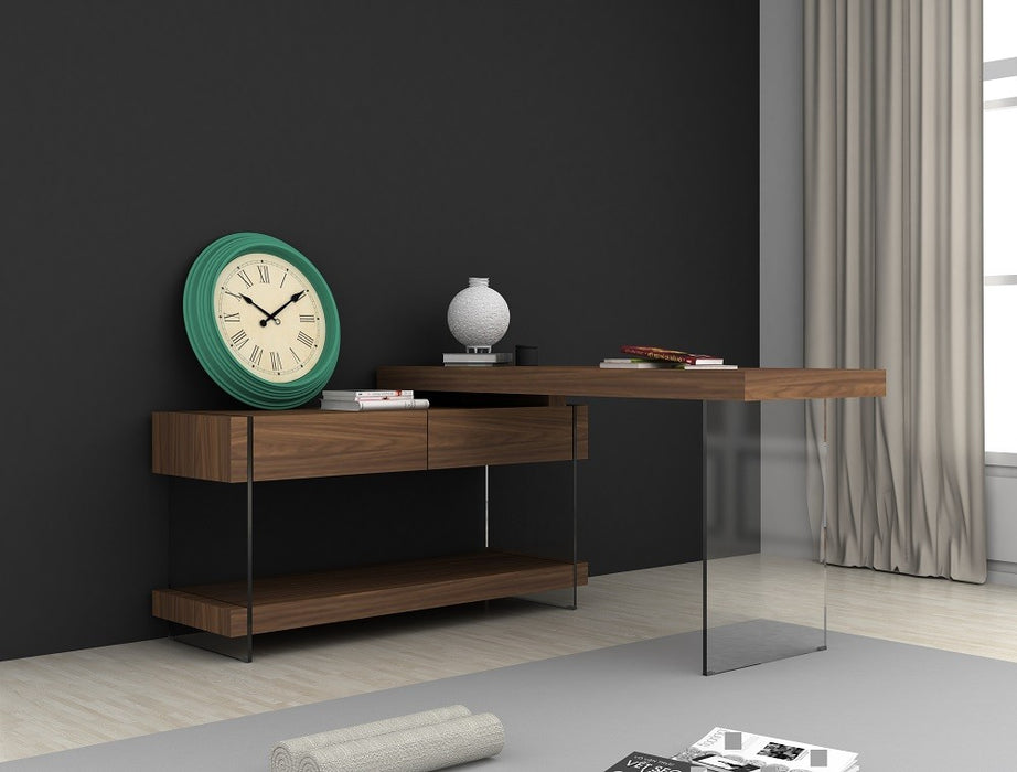 J&M Furniture - Elm Modern Desk in Walnut - 178852 - GreatFurnitureDeal