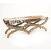 Zentique - Cow Hide Bench - CF163 E272 Cow SPBRW - GreatFurnitureDeal