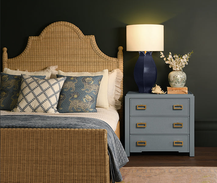 Worlds Away - Chamberlain King Size Bed - CHAMBERLAIN KING - GreatFurnitureDeal