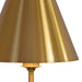 Worlds Away - Rechargeable Table Lamp In Brass And Faux Alabaster Base With Metal Shade - CHANLER - GreatFurnitureDeal