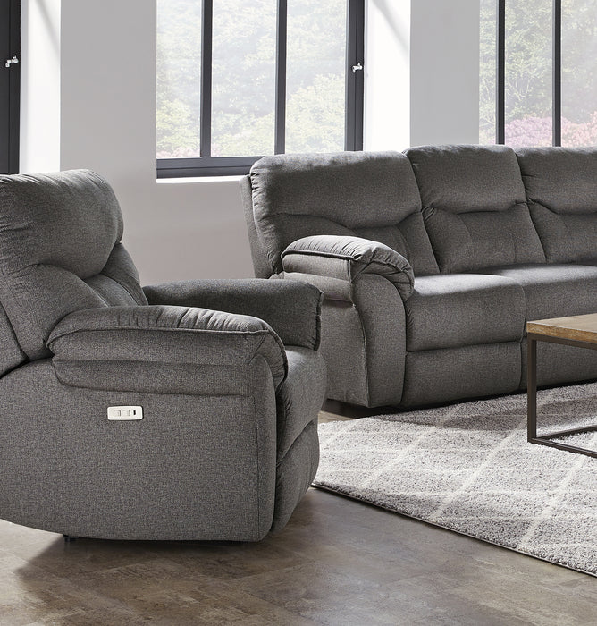 Southern Motion - Power Play 3 Piece Double Reclining Living Room Set in Charcoal - 363-31-21-1363