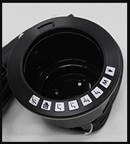 Palliser Theater Seat - 8 Button Cup Holder Power Recliner, Power Headrest, and Power Lumbar Replacement Button Control with USB, Memory, and Light - CHB R3ULBL 09 - GreatFurnitureDeal