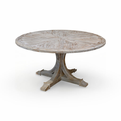 GJ Styles - Pine Heavy Wash Round Dining Table - CL20 - GreatFurnitureDeal