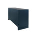 Worlds Away - Four Door Buffet With Trellis Over Painted Cane Doors In Matte Navy Lacquer - CLAIRE NVY - GreatFurnitureDeal