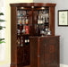 Furniture of America - Voltaire Corner Curio in Dark Cherry - CM-CR142-CURIO - GreatFurnitureDeal