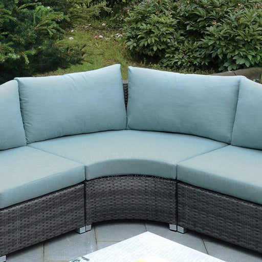 Furniture of America - Morgana Corner Chair in Light Gray, Ivory - CM-OS2121-CNR - GreatFurnitureDeal