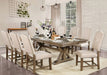 Furniture of America - Julia Dining Table in Light Oak, Beige - CM3014T - GreatFurnitureDeal