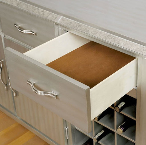 Furniture of America - Diocles Server in Silver - CM3020SV - GreatFurnitureDeal