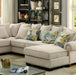 Furniture of America - Skyler Sectional in Beige - CM6156-SECTIONAL - GreatFurnitureDeal